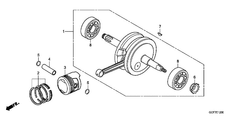 CRANKSHAFT/PISTON