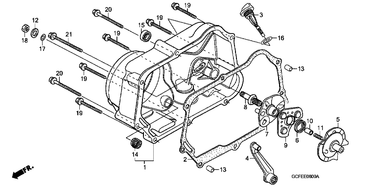 RIGHT CRANKCASE COVER