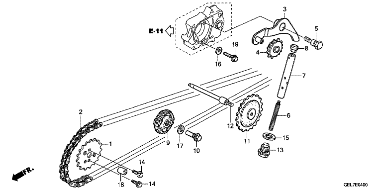 CAM CHAIN/TENSIONER