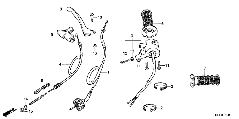 HANDLE LEVER/SWITCH/CABLE