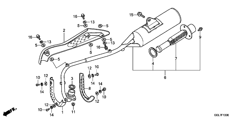 EXHAUST MUFFLER