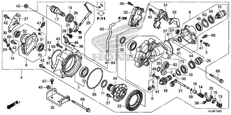 FRONT FINAL GEAR