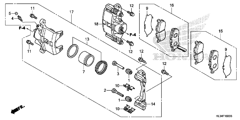 FRONT BRAKE CALIPER