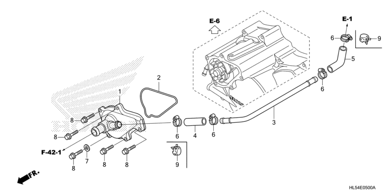 WATER PUMP COVER