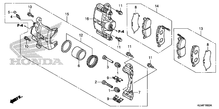 FRONT BRAKE CALIPER