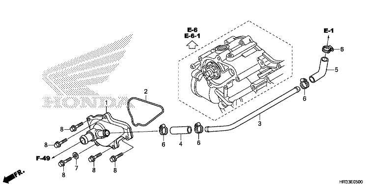 WATER PUMP COVER