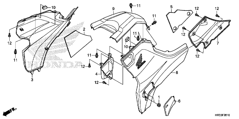 SIDE COVER/TANK COVER