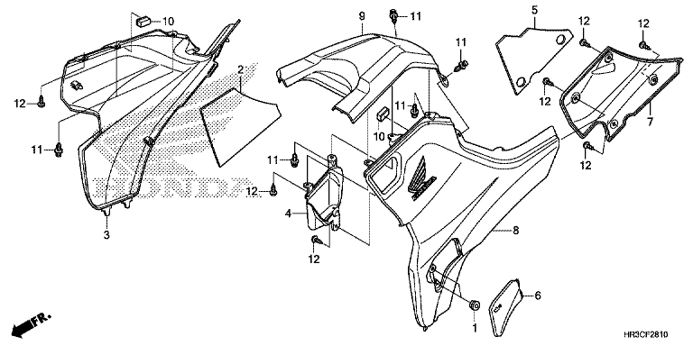 SIDE COVER/TANK COVER