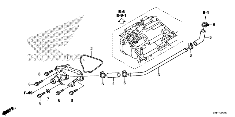 WATER PUMP COVER