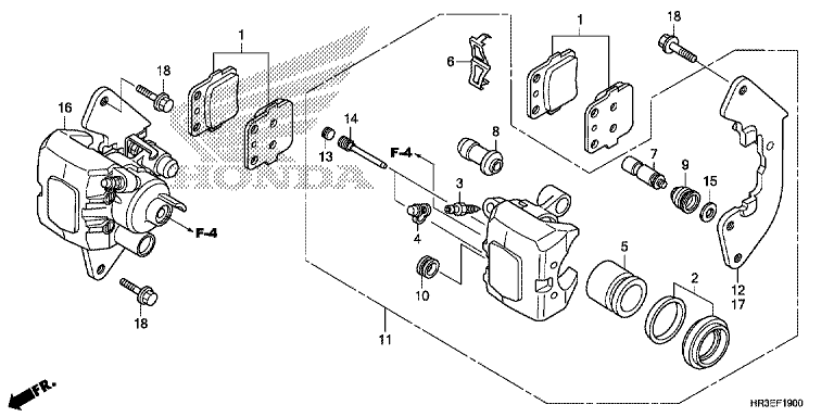 FRONT BRAKE CALIPER