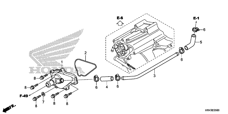 WATER PUMP COVER