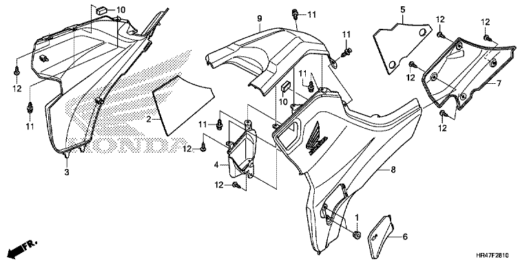 SIDE COVER/TANK COVER