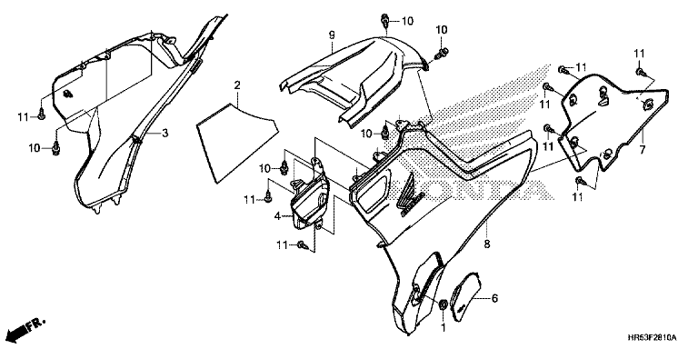 SIDE COVER/TANK COVER