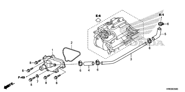 WATER PUMP COVER