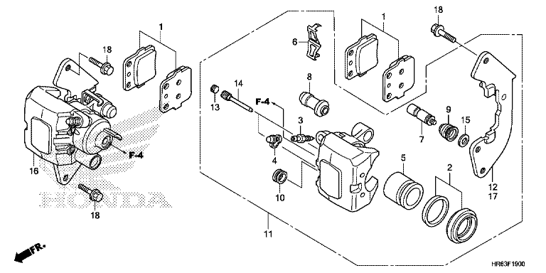 FRONT BRAKE CALIPER