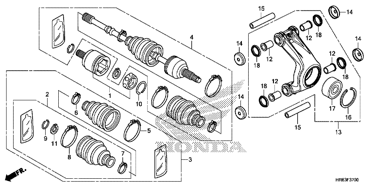 REAR KNUCKLE/REAR DRIVE SHAFT