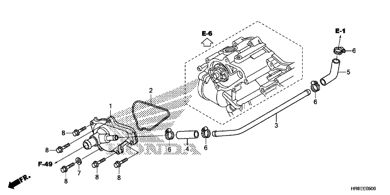 WATER PUMP COVER