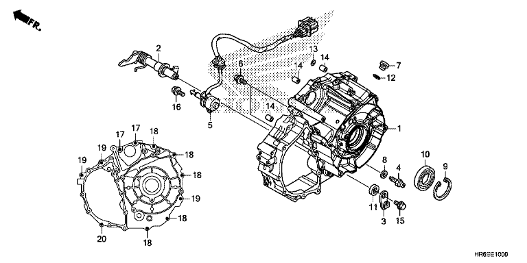 REAR CRANKCASE COVER