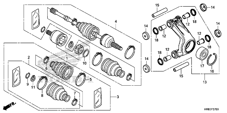 REAR KNUCKLE/REAR DRIVESHAFT