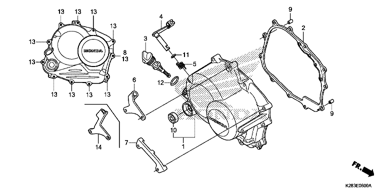 RIGHT CRANKCASE COVER