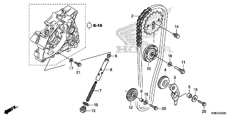 CAM CHAIN/TENSIONER