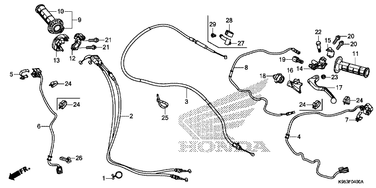 HANDLE LEVER/SWITCH/CABLE