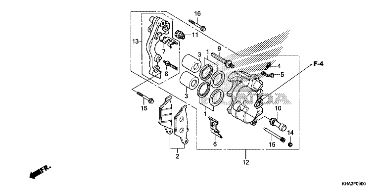 FRONT BRAKE CALIPER