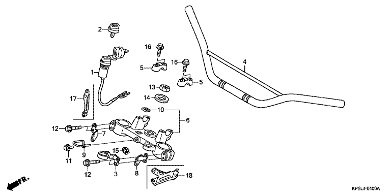 HANDLE PIPE/TOP BRIDGE