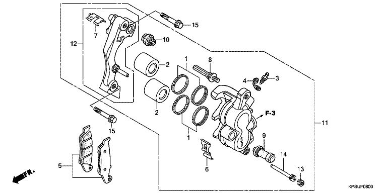 FRONT BRAKE CALIPER