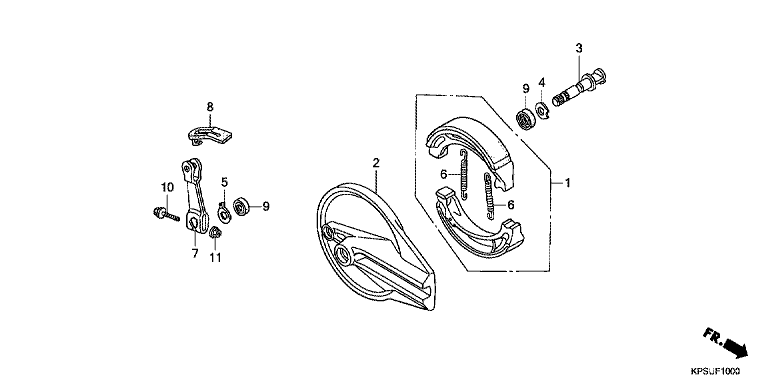 REAR BRAKE PANEL