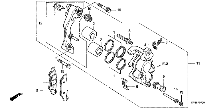 FRONT BRAKE CALIPER