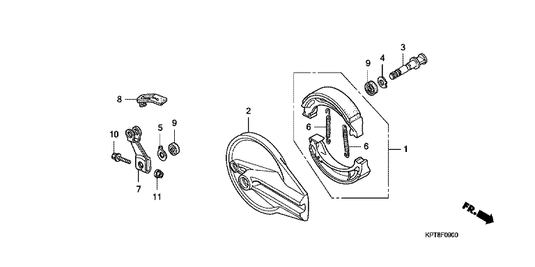 REAR BRAKE PANEL