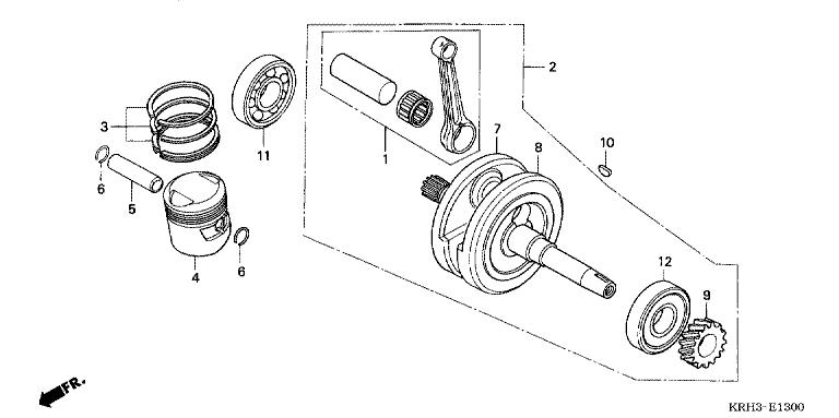 CRANKSHAFT/PISTON