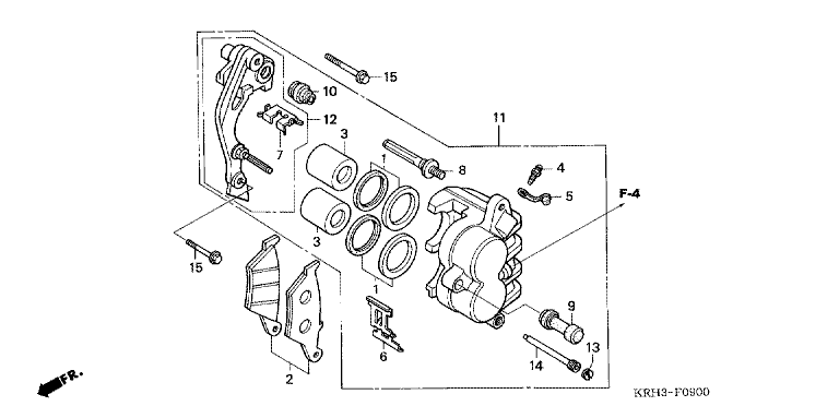 FRONT BRAKE CALIPER