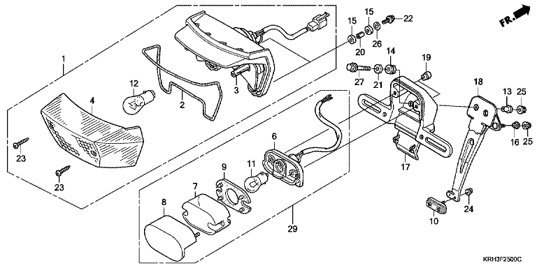 TAILLIGHT/LICENSE LIGHT