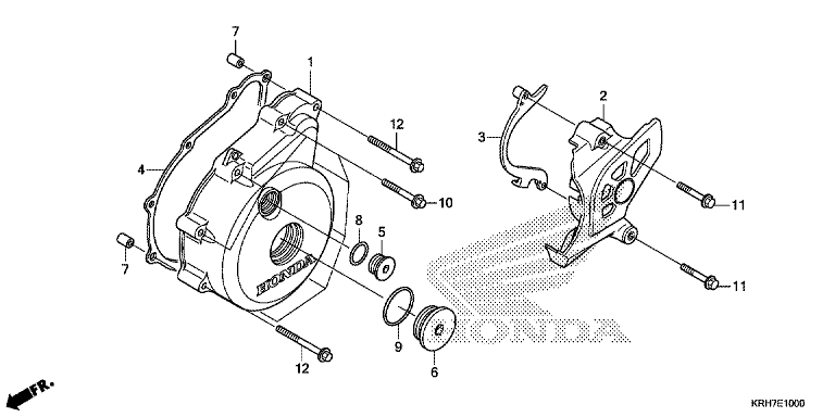 LEFT CRANKCASE COVER