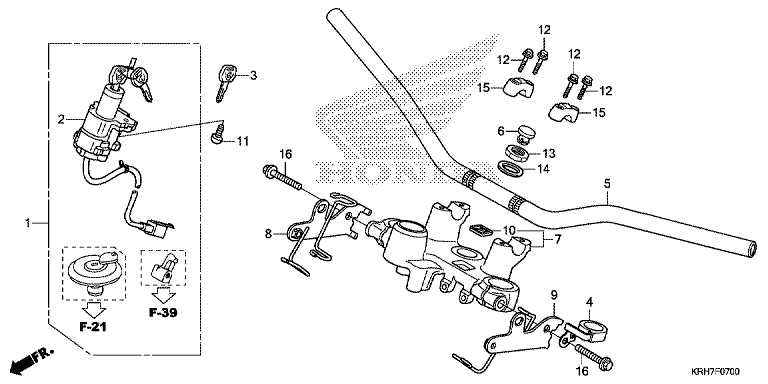 HANDLE PIPE/TOP BRIDGE