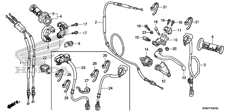 HANDLE LEVER/SWITCH/CABLE