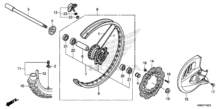 FRONT WHEEL