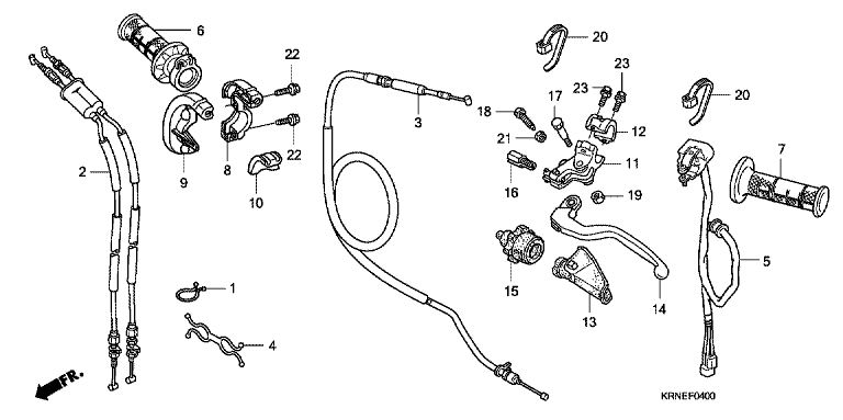 HANDLE LEVER/SWITCH/CABLE