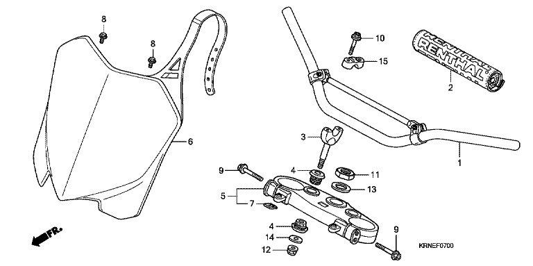 HANDLE PIPE/TOP BRIDGE