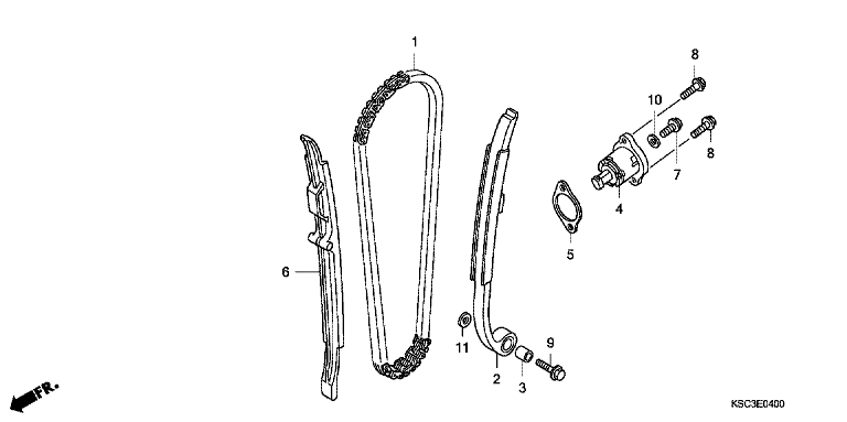 CAM CHAIN/TENSIONER