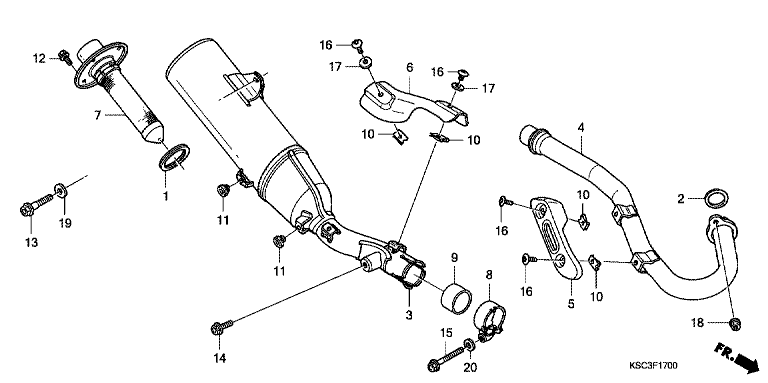 EXHAUST MUFFLER