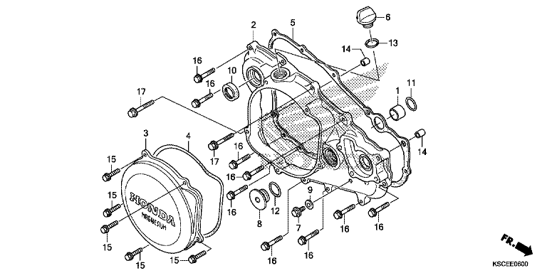 RIGHT CRANKCASE COVER