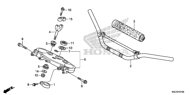 HANDLE PIPE/TOP BRIDGE