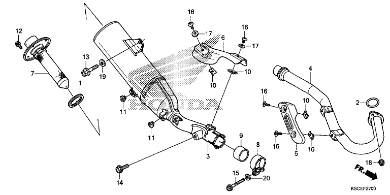 EXHAUST MUFFLER