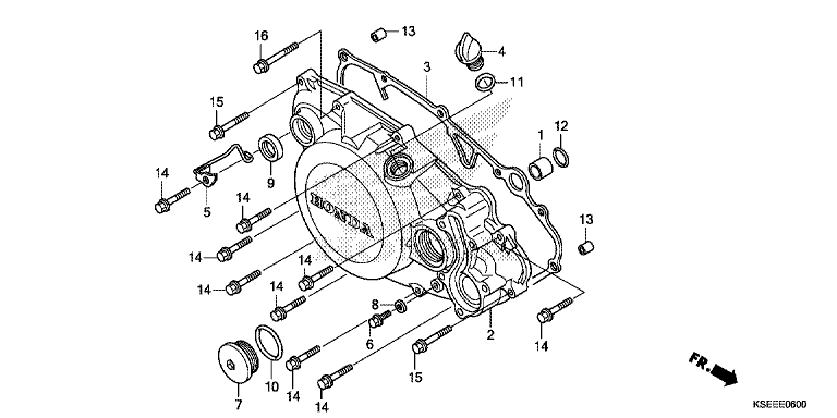 RIGHT CRANKCASE COVER