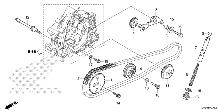 CAM CHAIN/TENSIONER