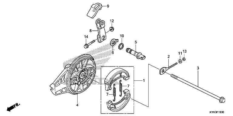 REAR BRAKE PANEL