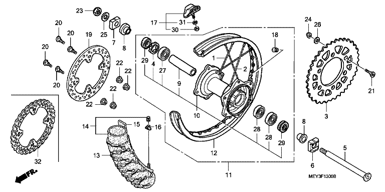 REAR WHEEL